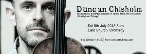 Duncan Chisholm concert, East Church, Cromarty